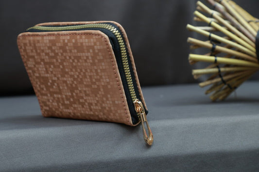 Zipper Pocket Wallet (Pink)