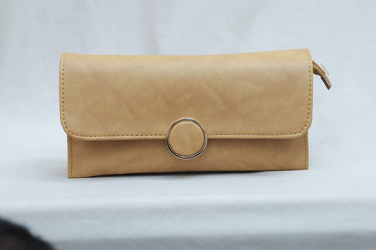 Triple Partition Oval Sling(Beige)