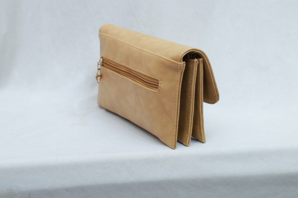 Triple Partition Oval Sling(Beige)