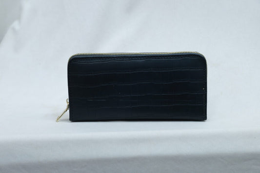 Big Zipper Hand Wallet (Black)