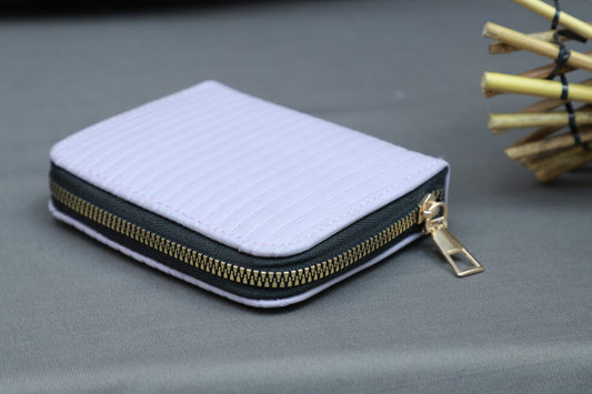 Zipper Pocket Wallet (Lavender)