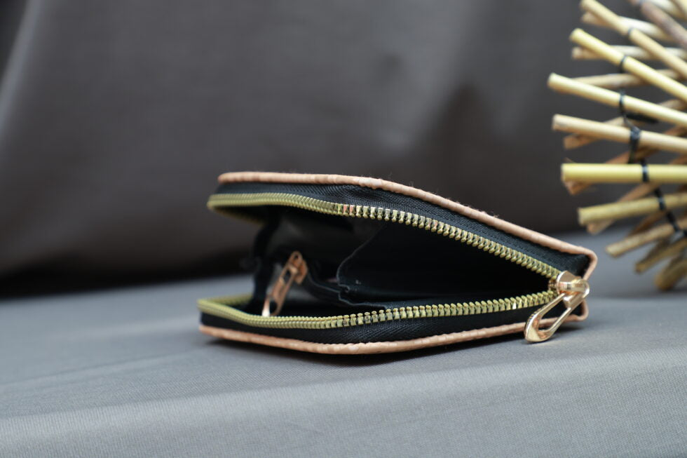 Zipper Pocket Wallet (Pink)