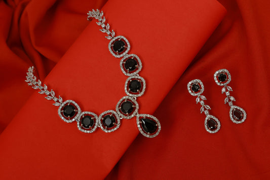 AD Tear Drop Leaf Jewellery Set