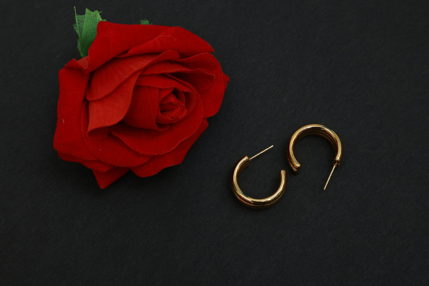 Anti Tarnish Classic Semi Circle Earring