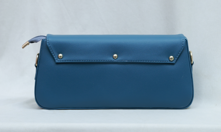 3D Lock Baguette Bags(Blue)