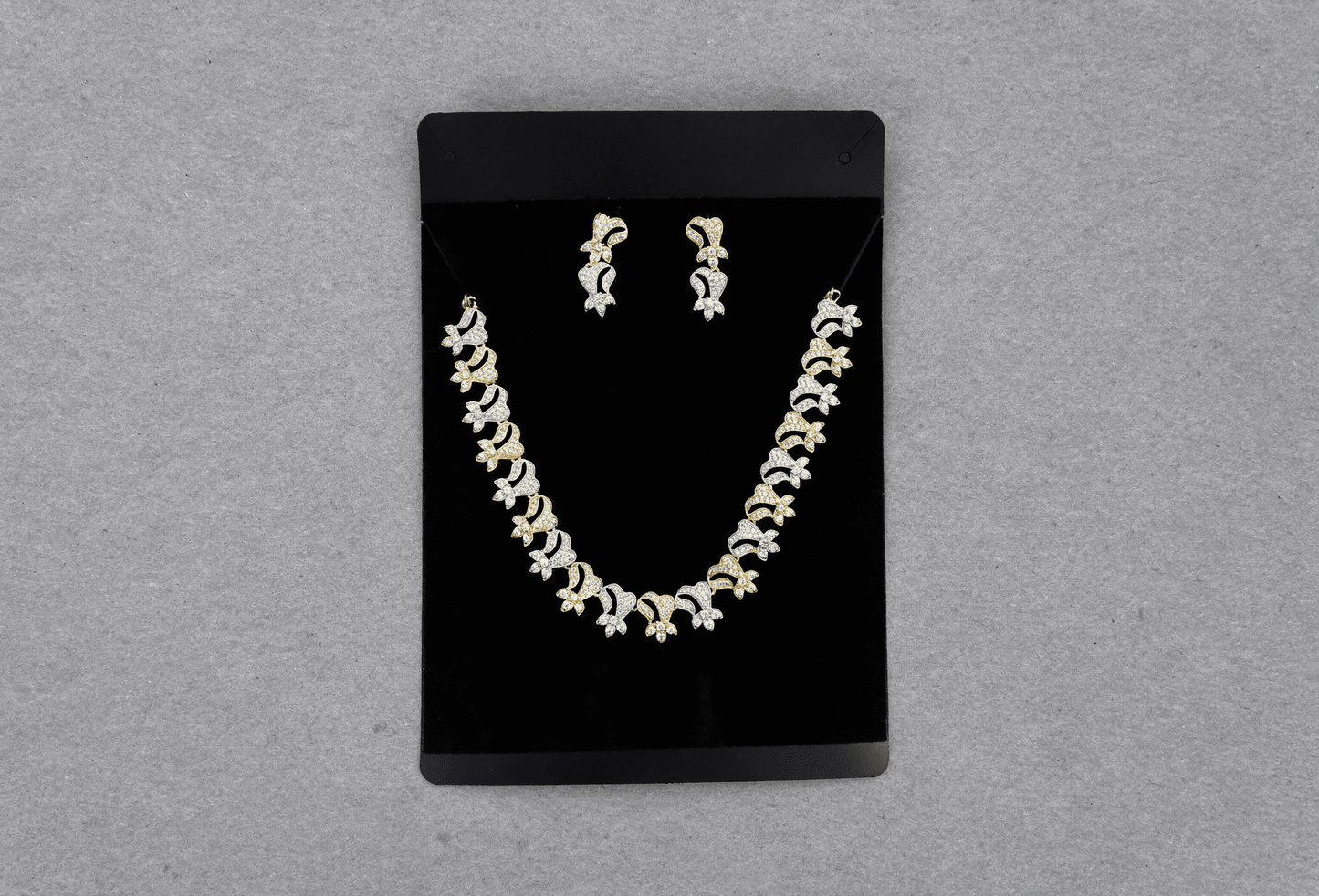 Gold and Silver Sparkling Jewelry Set