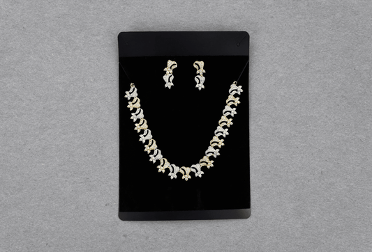 Gold and Silver Sparkling Jewelry Set
