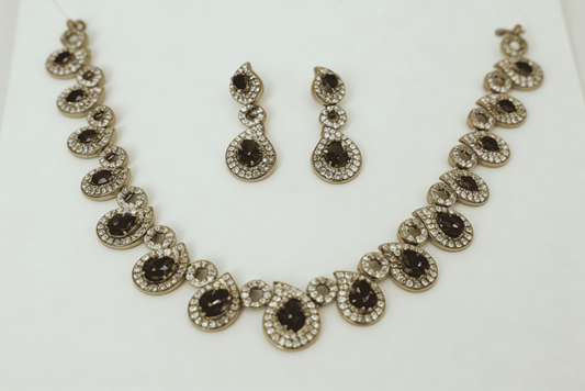 Midnight Teardrop Luxe Jewelry Set
