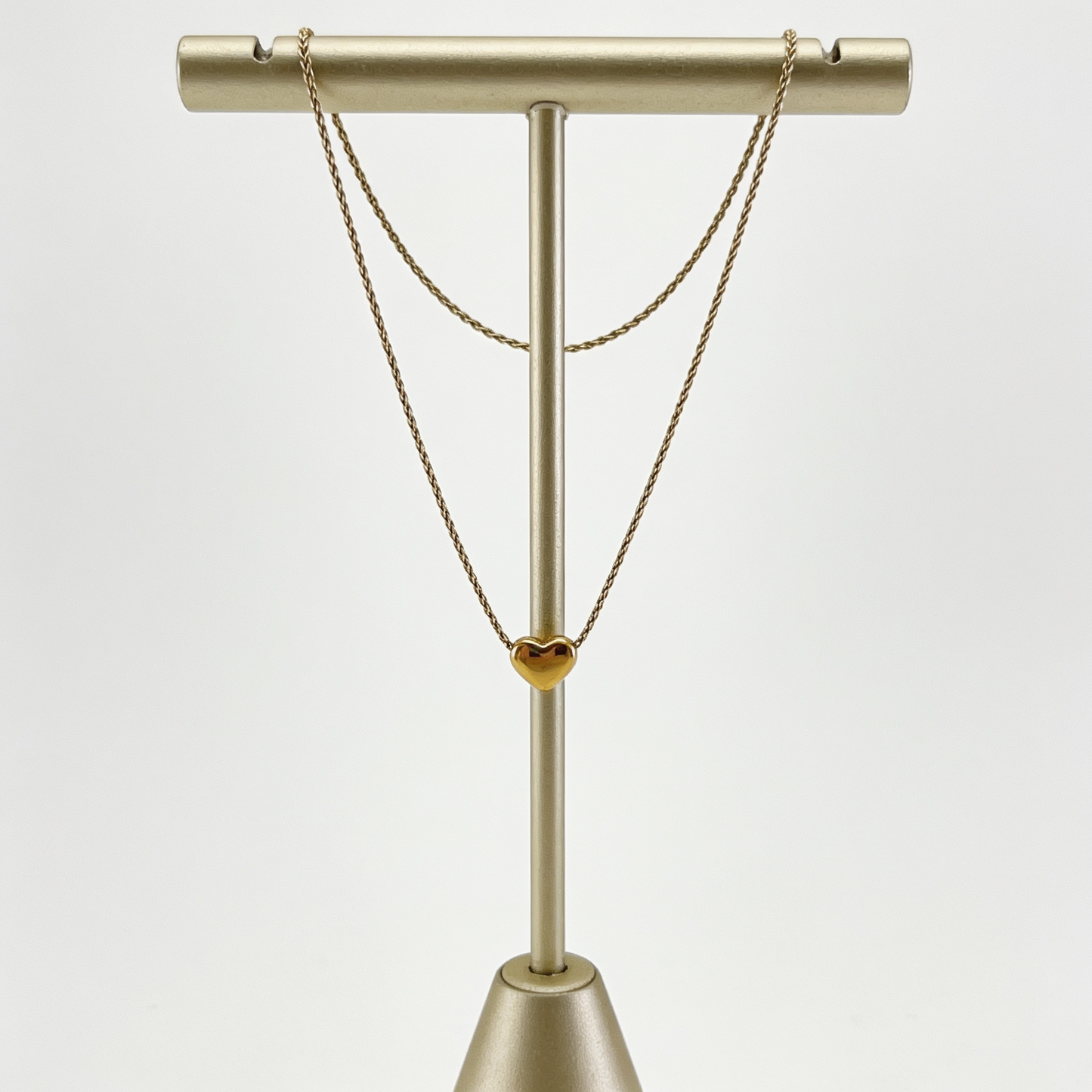 Anti-Tarnish Gold Minimalist Heart Necklace